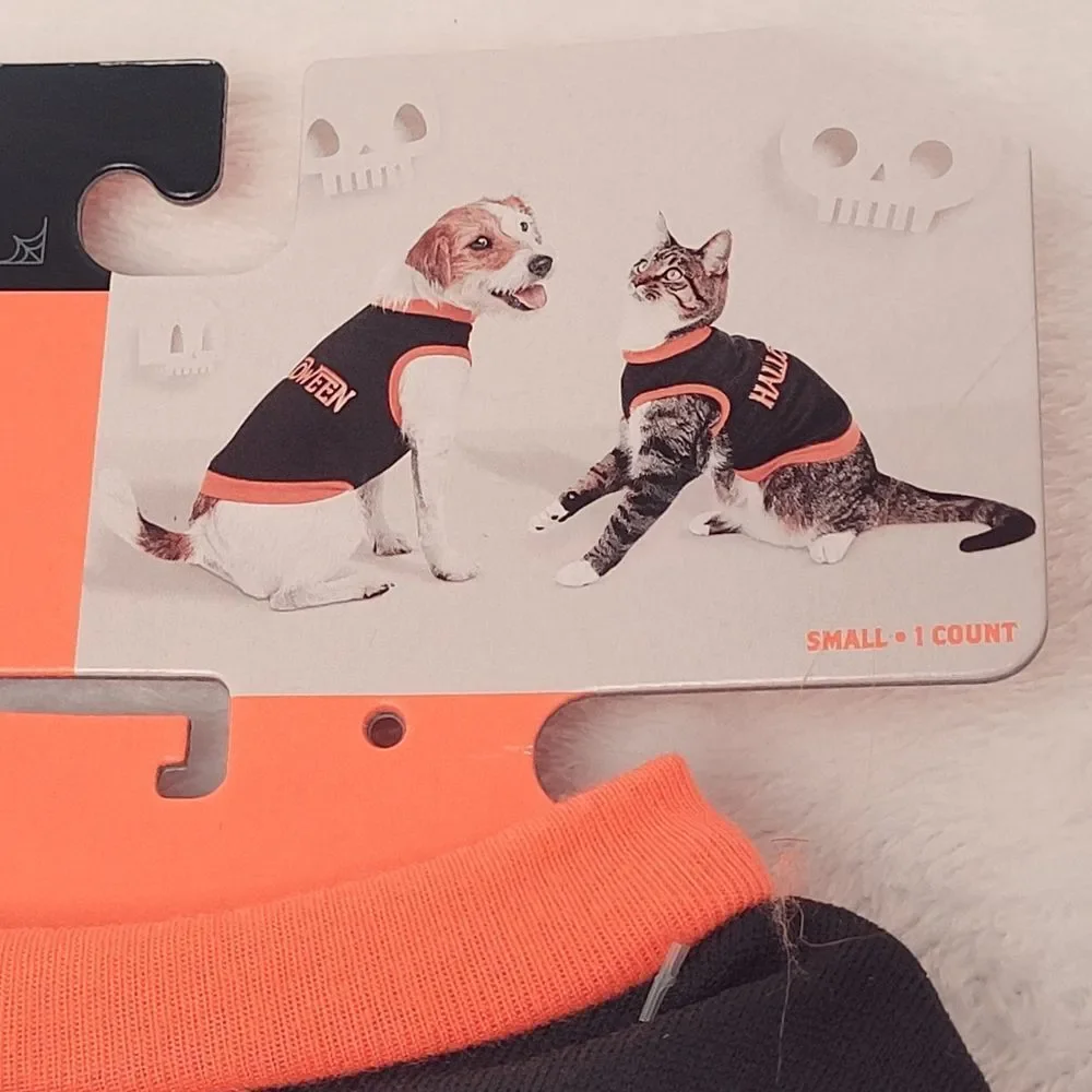 Hyde & Eek Halloween Pet Sweatshirt with Spider Detail Dog or Cat Small New OOS